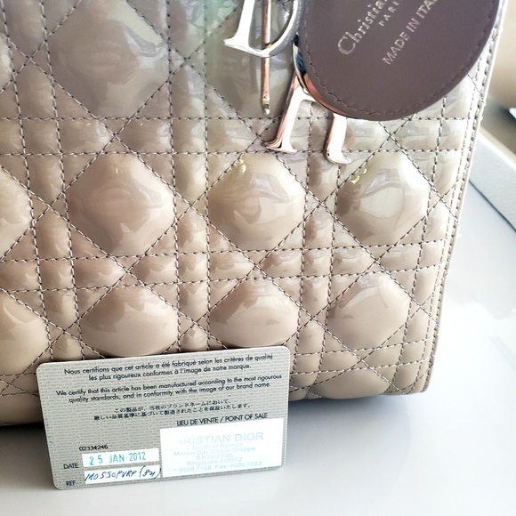 Christian Dior - LADY DIOR CALFSKIN BAG (MEDIUM) - Picture 6 of 6